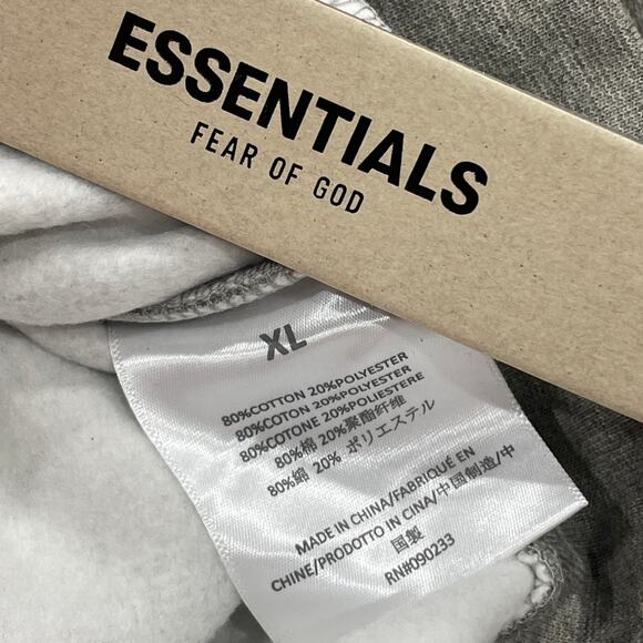 Fear of God Essentials Hoodie Dark Oatmeal Sz XL NWT 100% Authentic - Picture 6 of 7